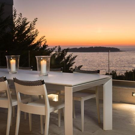 Luxury Seafront Villa Primosten Glamour With Private Pool, Sauna And Gym At The Beach In Primosten Bagian luar foto