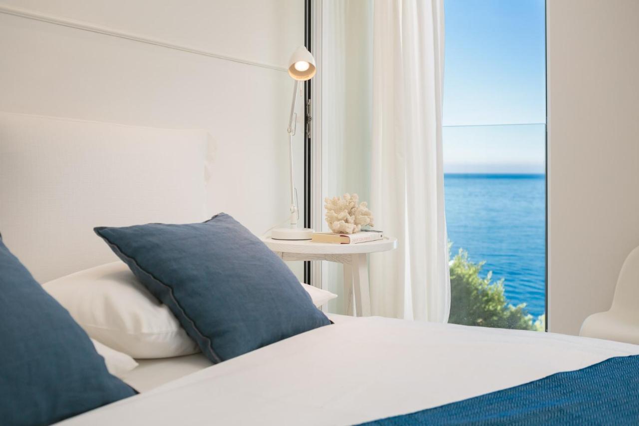 Luxury Seafront Villa Primosten Glamour With Private Pool, Sauna And Gym At The Beach In Primosten Bagian luar foto